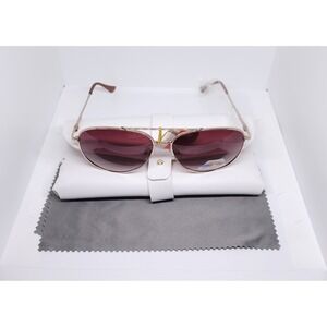 Gold Polarized Aviator Sunglasses | UV400 | Includes Case & Cloth